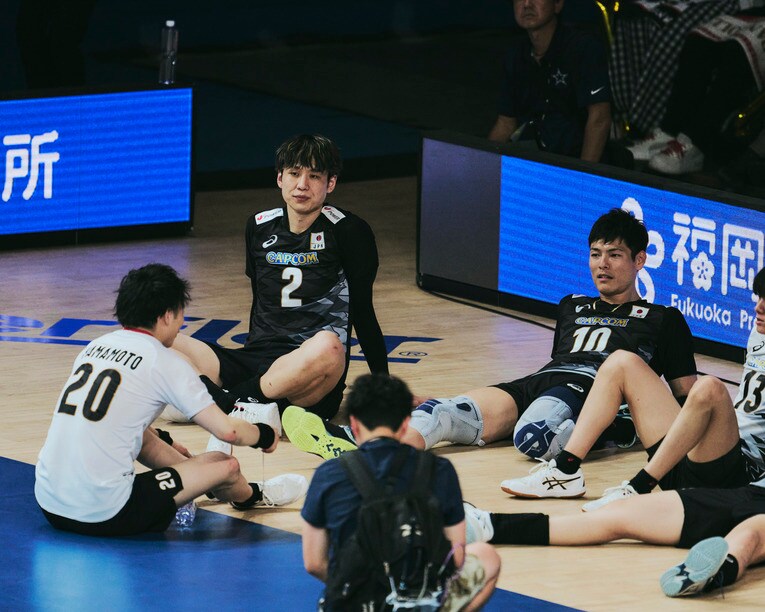 VNLスロベニア戦　©︎Yuki Suenaga