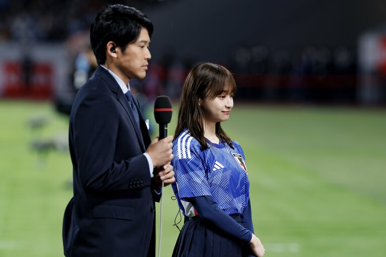 W杯の前から卒業を決意し、「最後にグループの名前を広められる活動をする」とW杯の仕事に取り組んだ　©Kiichi Matsumoto／JMPA