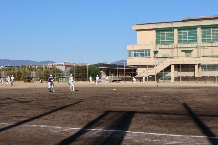 大冠高校の練習風景　©︎Fumi Sawai
