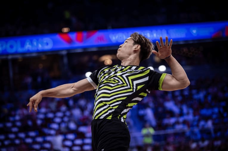 ネーションズリーグ準決勝（vsポーランド）©︎FIVB