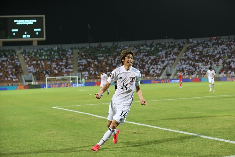 伊東のゴールセレブレーション　©JFA