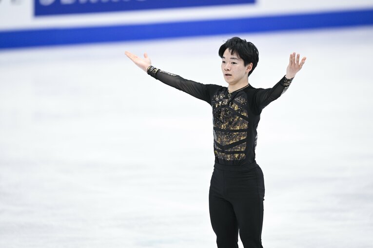 2022年世界選手権銀メダルの鍵山優真　©︎Asami Enomoto