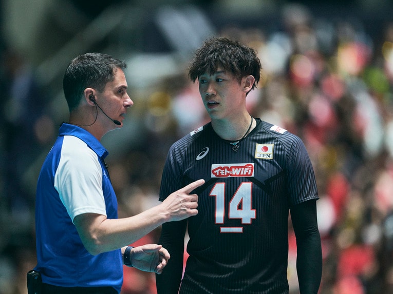 石川祐希（パリ五輪予選トルコ戦）©︎Yuki Suenaga