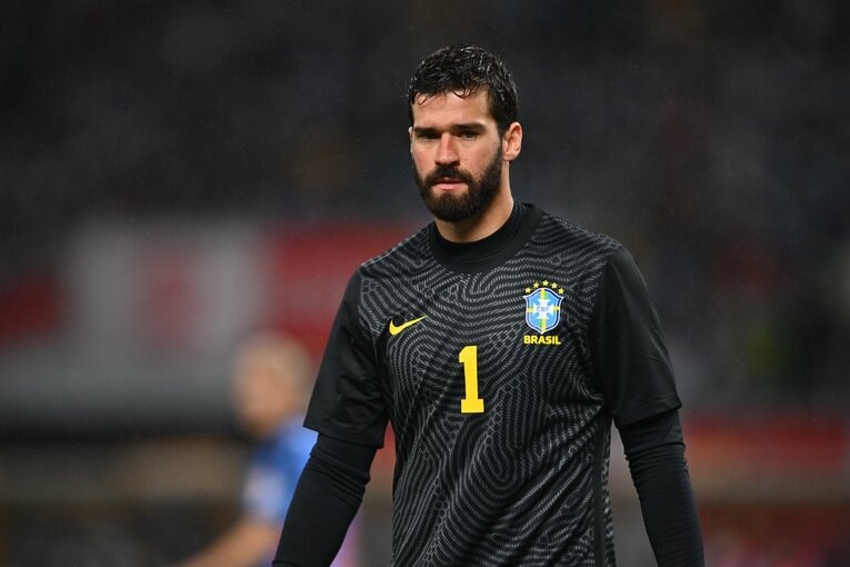 ブラジル代表の守護神アリソン　©Takuya Kaneko/JMPA