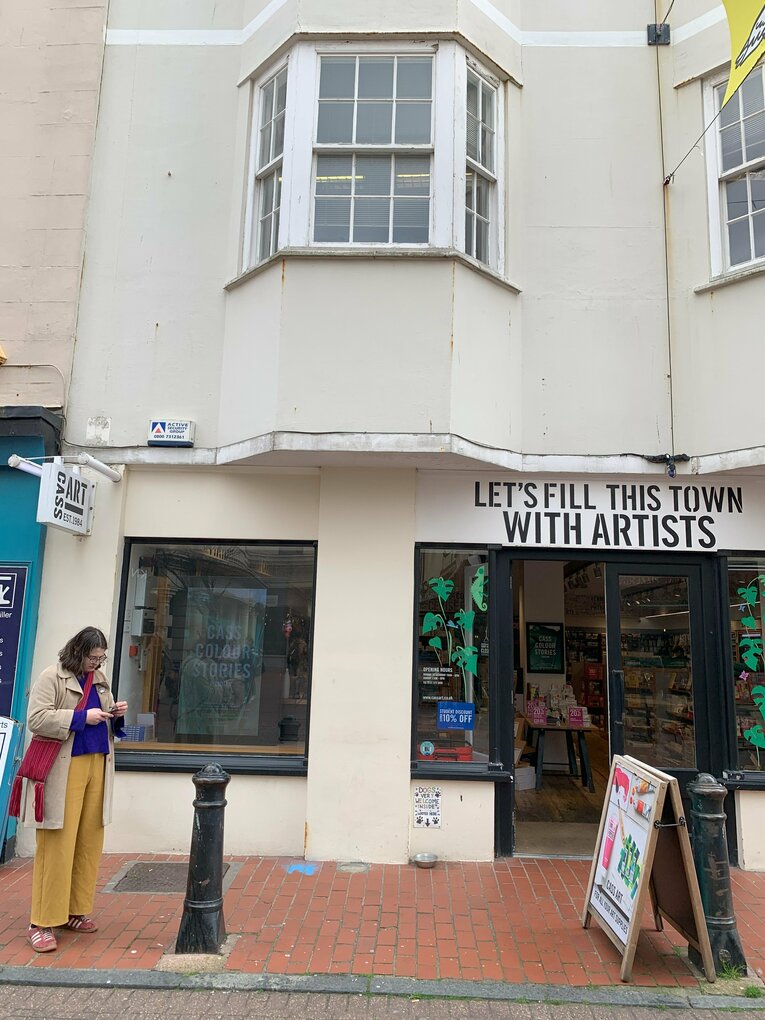 オシャレなブライトンの町並み　©Yoichi Igawa　