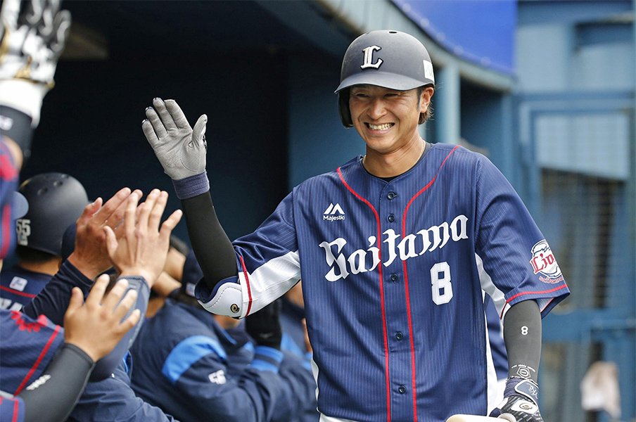 秋山翔吾が3番、では1番は誰に?西武の命運を左右する金子侑司。<Number Web> photograph by Kyodo News