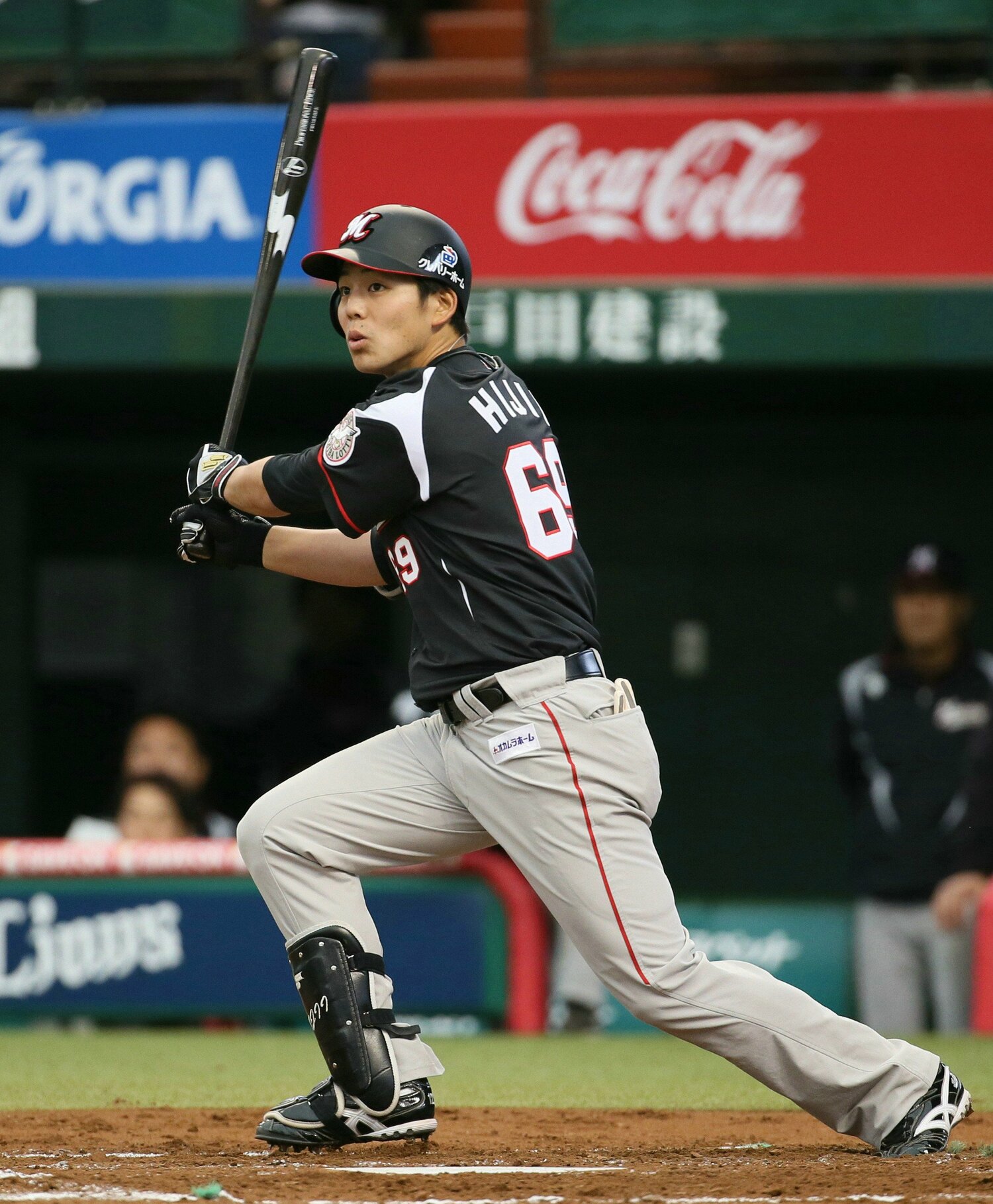 現役時代の肘井さん　©JIJI PRESS