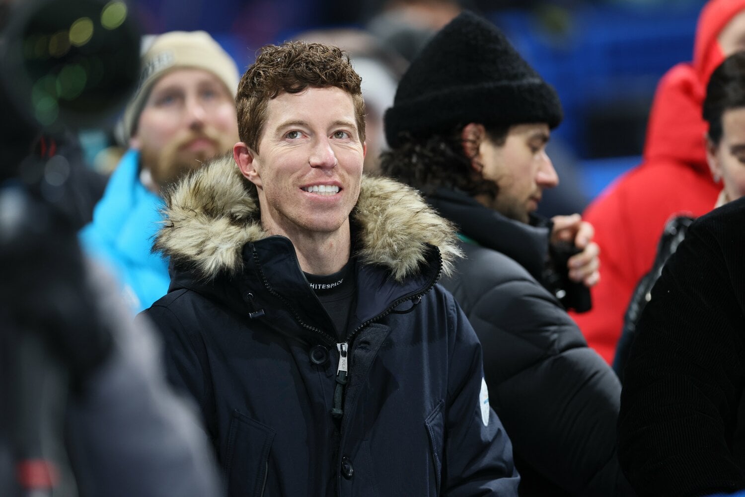 ミラノ五輪のハーフパイプ会場に訪れたショーン・ホワイト ©Kaoru Watanabe/JMPA