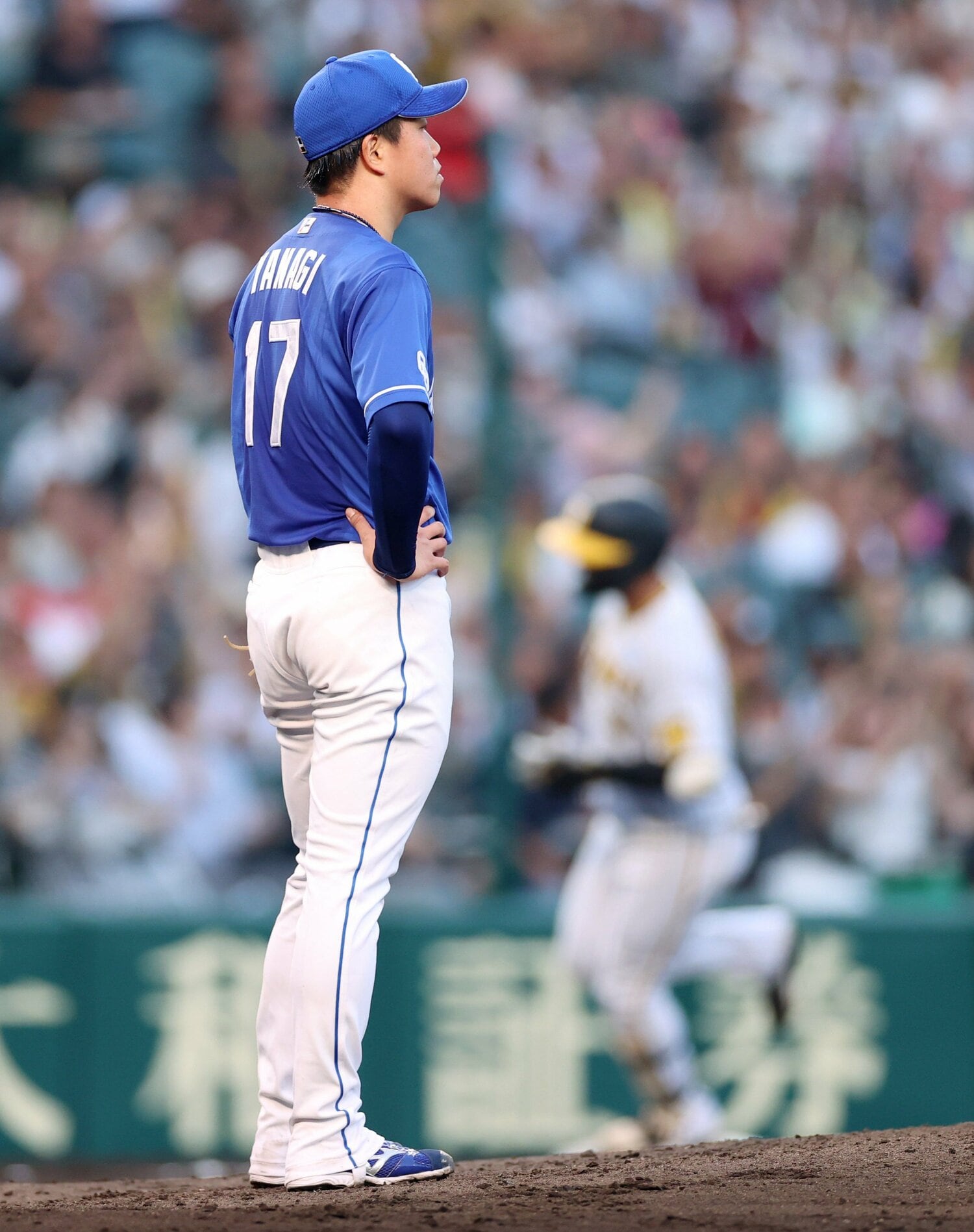 打線の援護に恵まれず４勝11敗に終わった柳　©JIJI PRESS