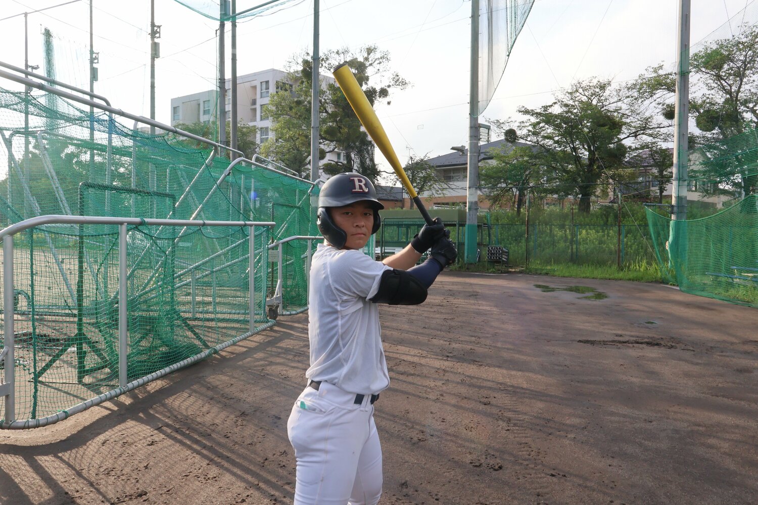 この冬は「バットを振り込むことができた」という伊藤 ©Fumi Sawai