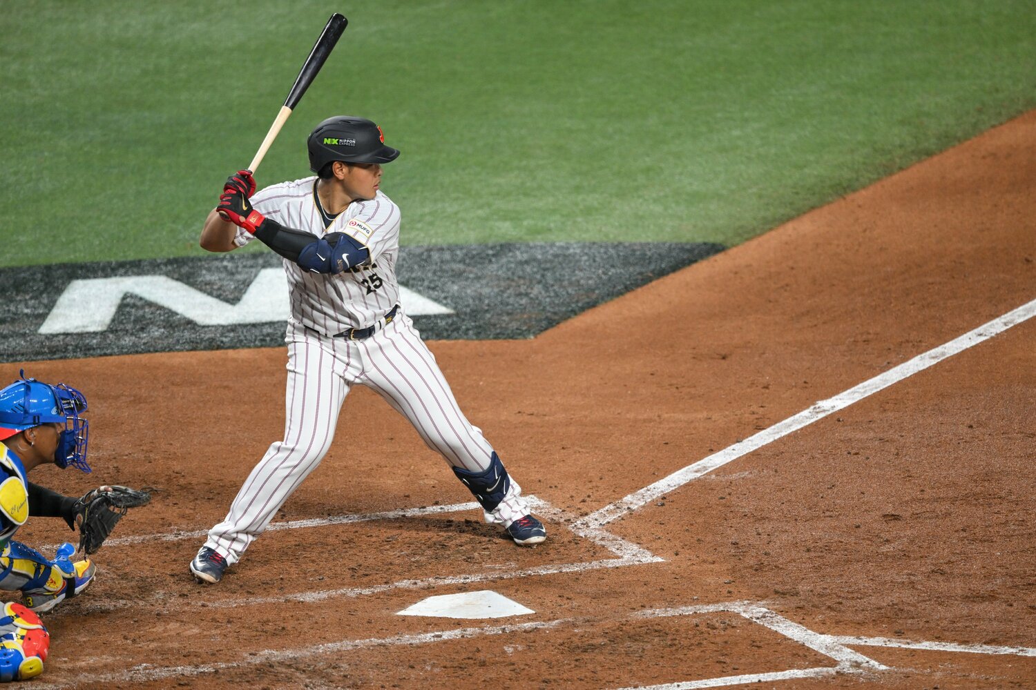 岡本らは国際試合の経験も豊富で多くの速球投手と対戦してきた　©Nanae Suzuki