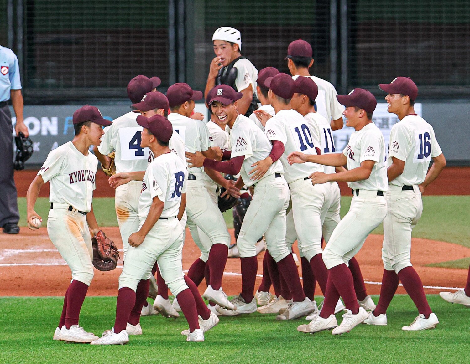 北北海道大会決勝では白樺学園を破り甲子園出場を決めた　©JIJI PRESS