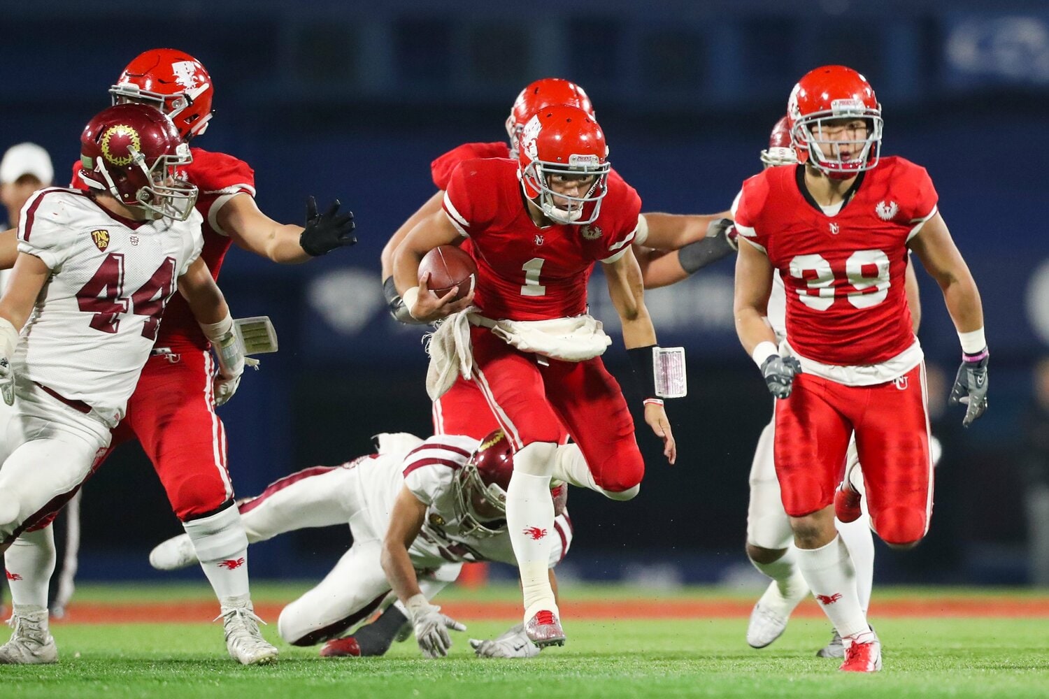 2019年秋リーグの最終戦では、桜美林大を破りトップリーグへの昇格を決めた　©Naoki Kitagawa
