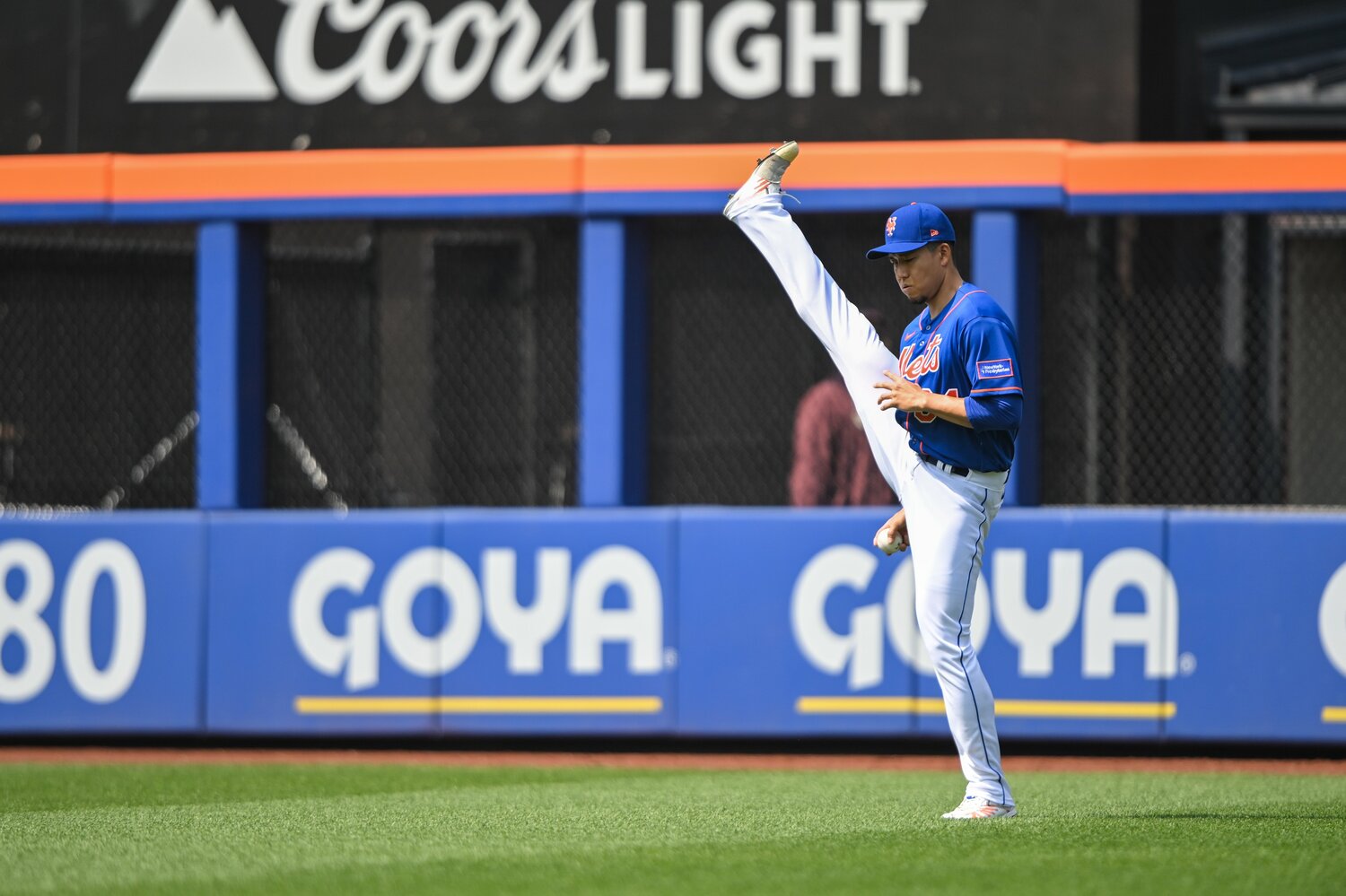 メジャー登板前の千賀（現地6月17日撮影） ©Nanae Suzuki