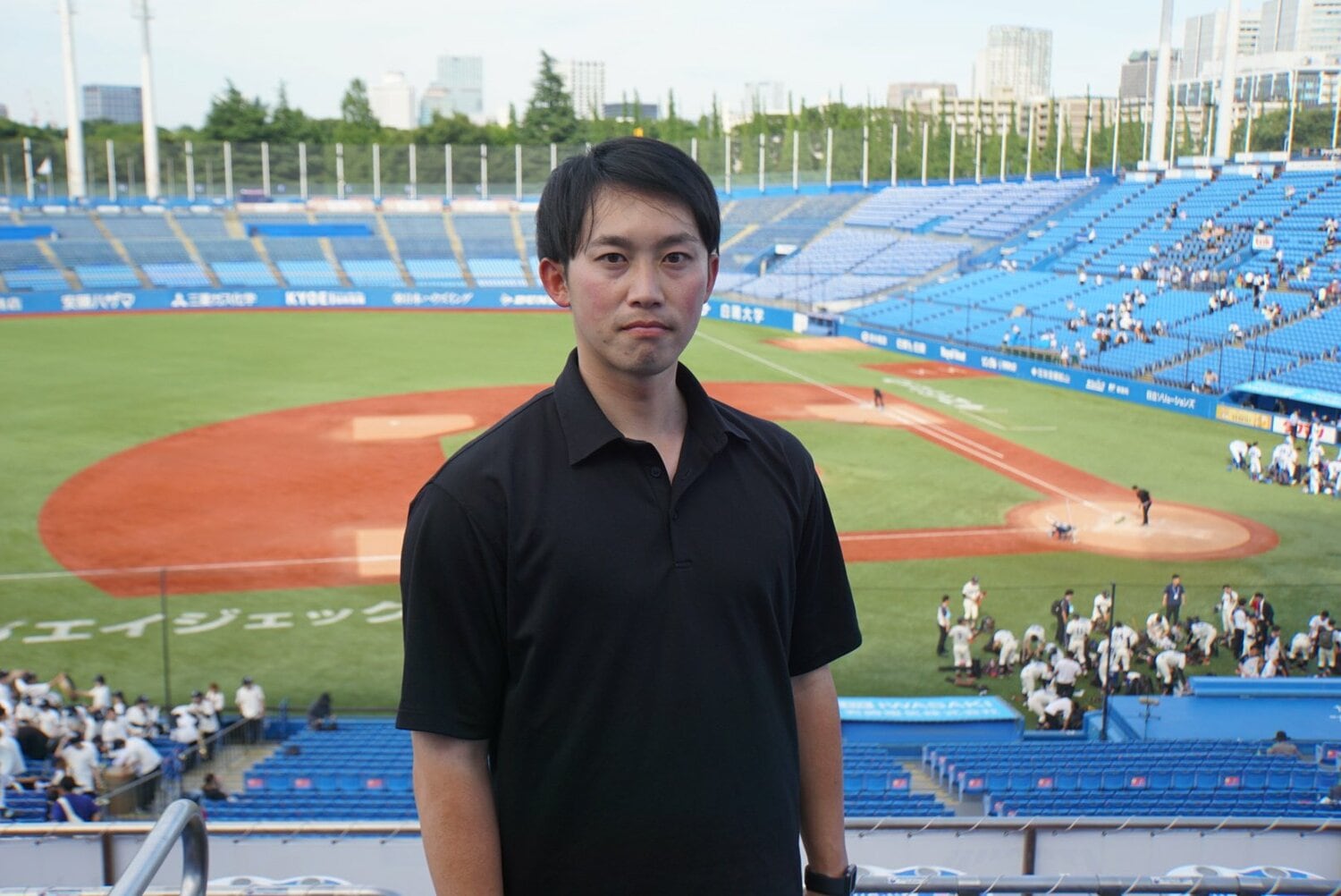 インタビューに応じた現在の岡野祐一郎 ©Number Web