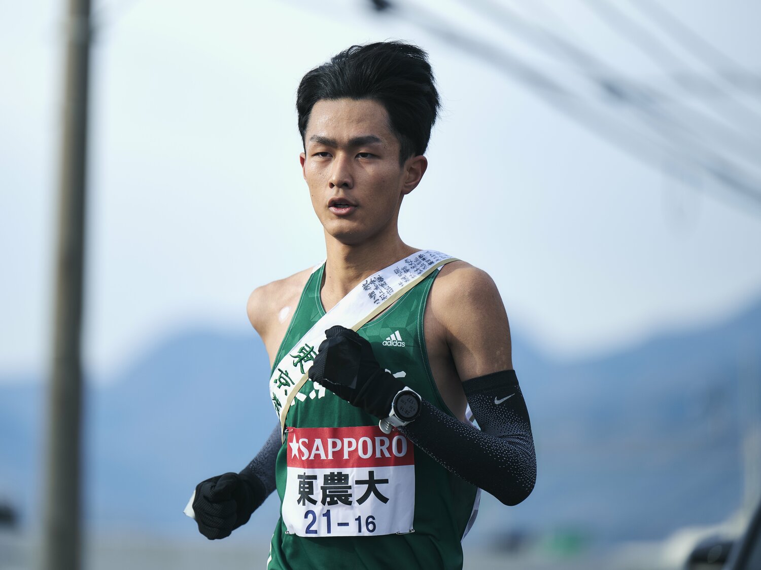 2年前の箱根駅伝100回大会では7区を走った　©Yuki Suenaga