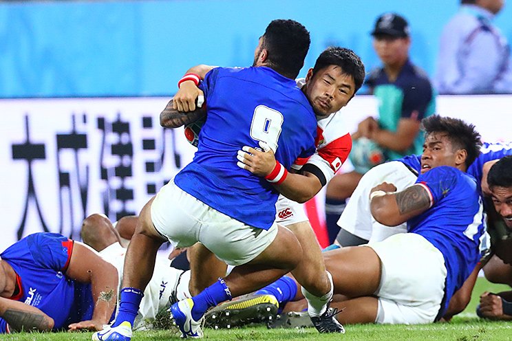 出場時間は短かったが、献身的なプレーが光った田中史朗 ©AFLO