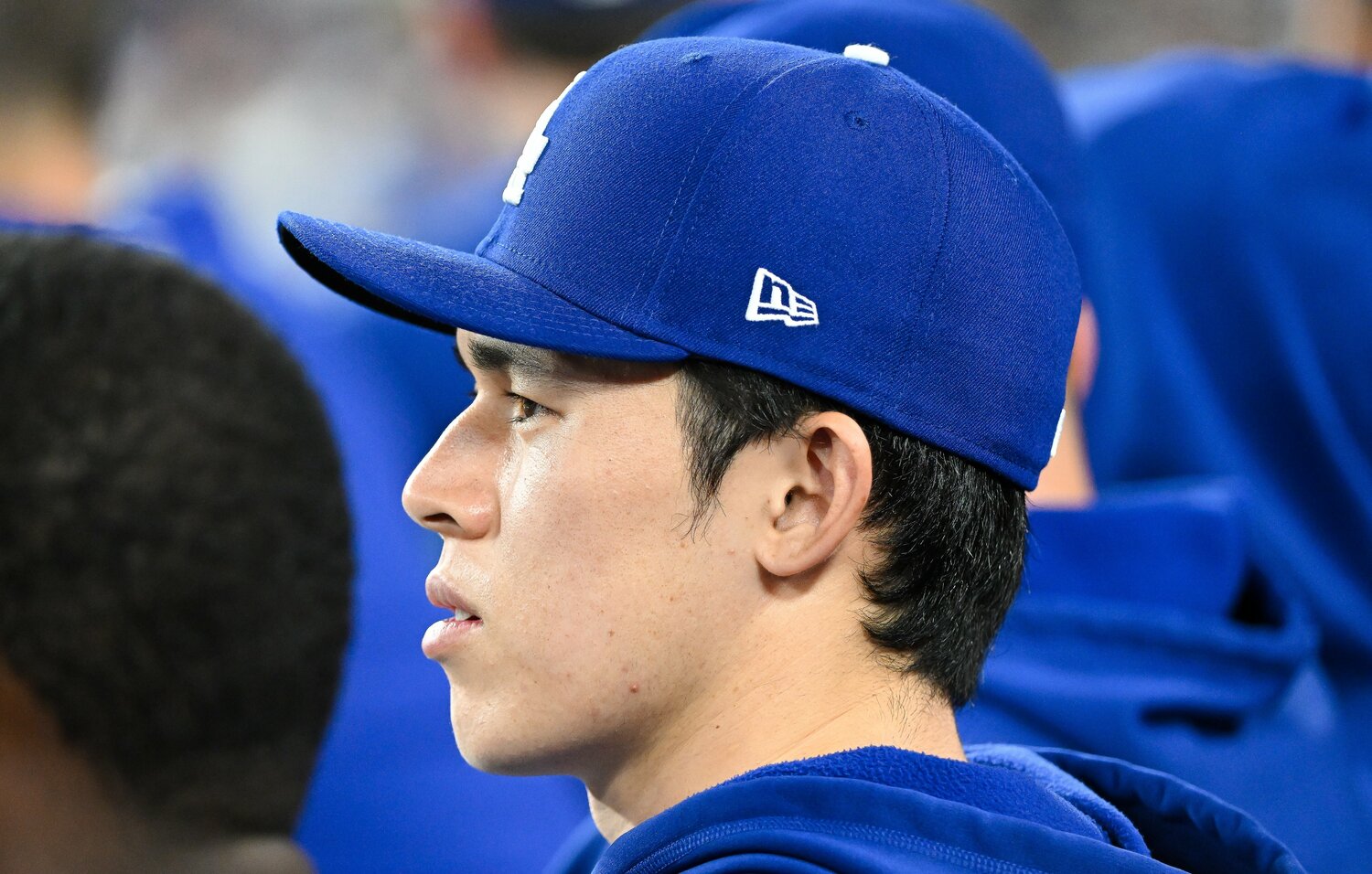 現在は右肩の故障で戦列を離れている佐々木　©Getty Images