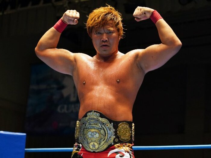 “三沢光晴超え”なるか？ 三冠ヘビー級王座を奪還した宮原健斗が流血必至の防衛戦へ「全日本の50周年はオレが引っ張る」＜Number Web＞ photograph by Essei Hara