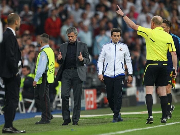 モウリーニョは戦わずして全面降伏!?2点を背負うレアル、「奇跡」の条件。<Number Web> photograph by Real Madrid via Getty Images
