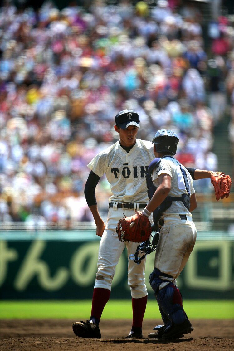 大阪桐蔭高校春夏連覇記念タオル 藤浪晋太郎 - 野球