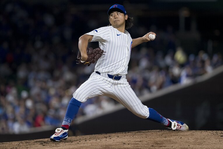 メジャー1年目ながら今季ここまで14勝を挙げている今永昇太　©Getty Images