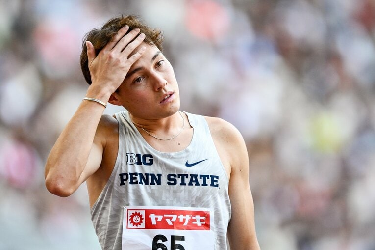 4年ぶりに日本選手権の舞台に戻ってきたクレイアーロン竜波（ペンシルベニア州立大学）。大学進学以降陥っていたスランプからようやく脱出の兆しが　©Nanae Suzuki