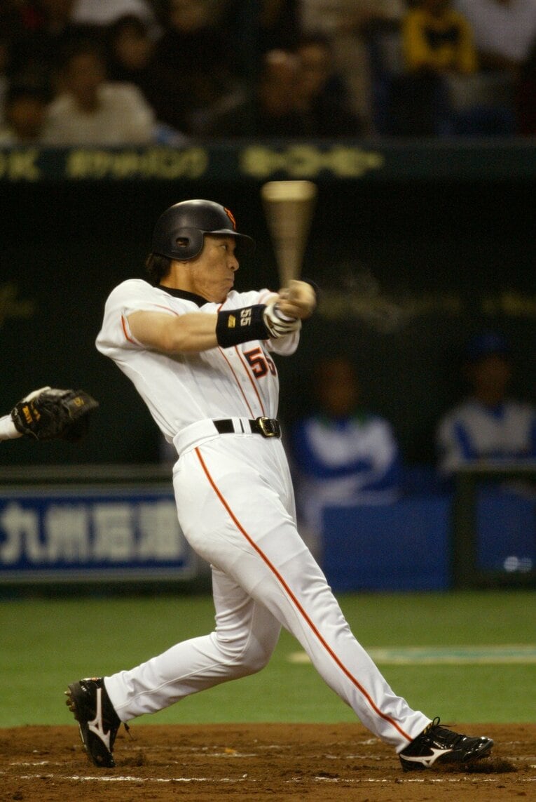 日本最終年となった2002年の成績は、50本塁打、107打点、打率3割3分4厘だった　©Kazuaki Nishiyama