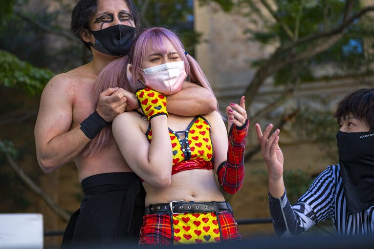 慶應プロレス研究会“唯一の女子学生レスラー”無村架純が“男子相手”に闘う理由「木村花さんみたいに」《特別フォトインタビュー》(29)