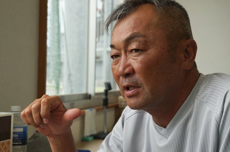 かつて駒大苫小牧を率いた伝説的名将・香田誉士史がインタビューに応じた ／ photograph by Kei Nakamura