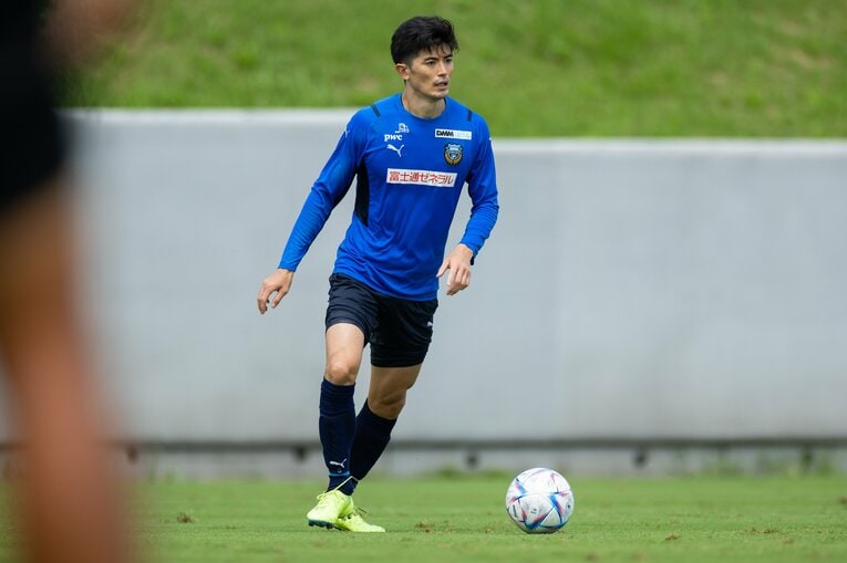 川崎フロンターレでの練習風景　©KAWASAKI FRONTALE