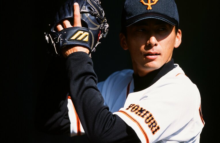 巨人時代の河原　©Hideki Sugiyama