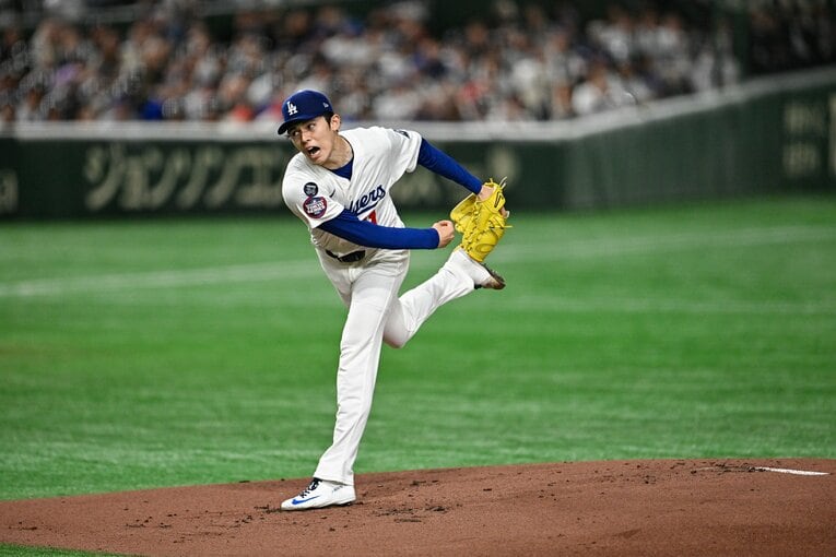 3月19日には日本でメジャー初先発を経験　©Nanae Suzuki