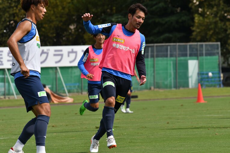 ヴァンフォーレ甲府の練習風景　©2022VFK