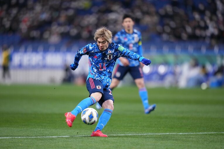 サウジアラビア戦、伊東純也の2点目　©Shinji Koyama/JMPA