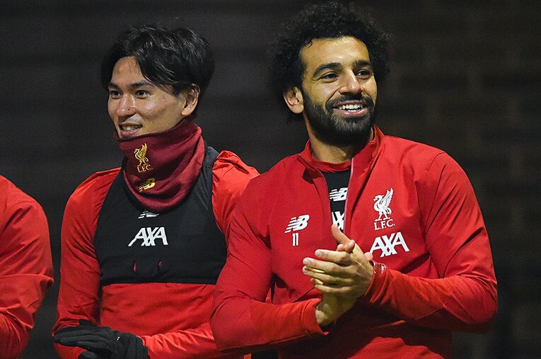 今年1月にリバプールに加入した南野拓実。ここ数年日本ではリバプールの検索数が急上昇している ／ photograph by Getty Images