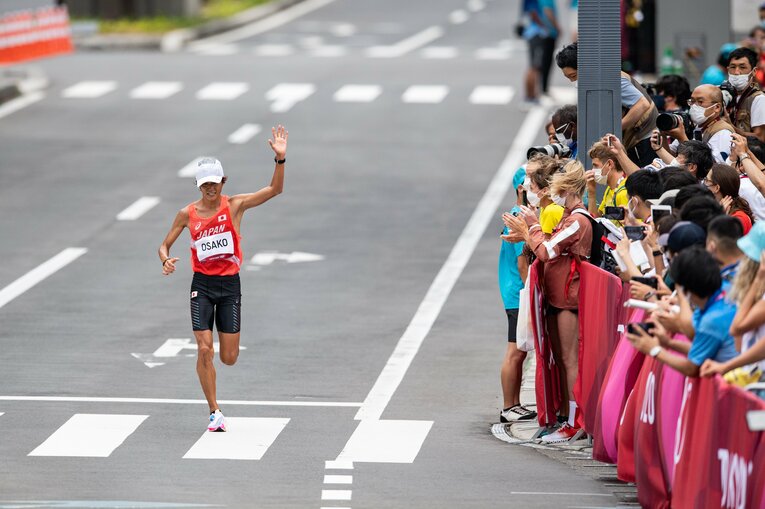 東京五輪、マラソンで6位入賞を果たした大迫傑　©︎Nanae Suzuki/JMPA