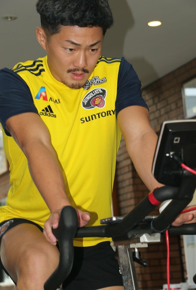現在はケガからの復帰を目指す福田　©Nobuhiko Otomo