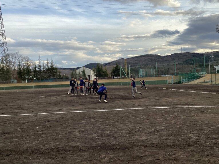 東北の練習風景　©Hideaki Ujihara