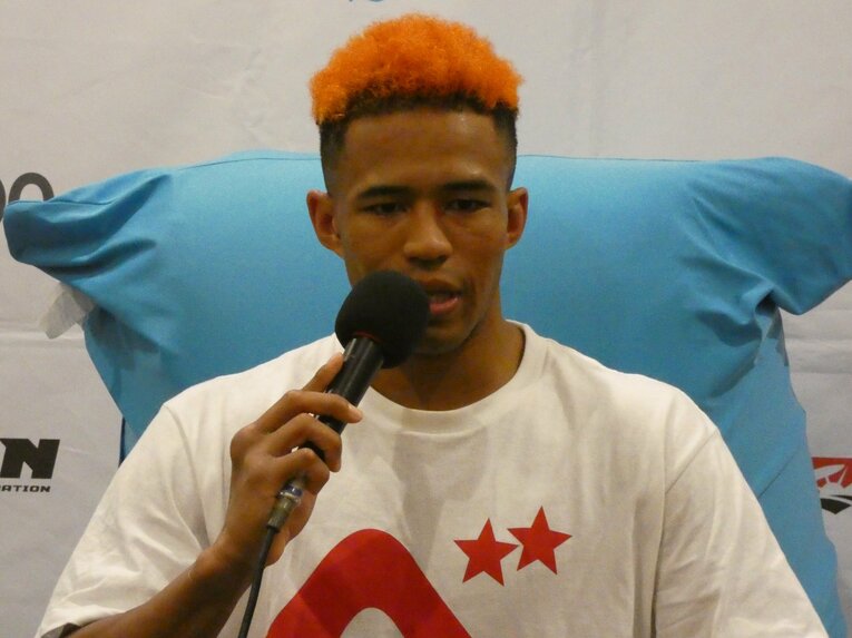 大晦日『RIZIN.33』への意気込みを語るベイノア　©Koji Fuse