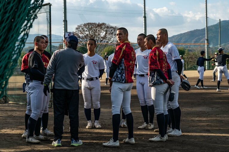現在の智弁学園の練習風景　©︎Nanae Suzuki