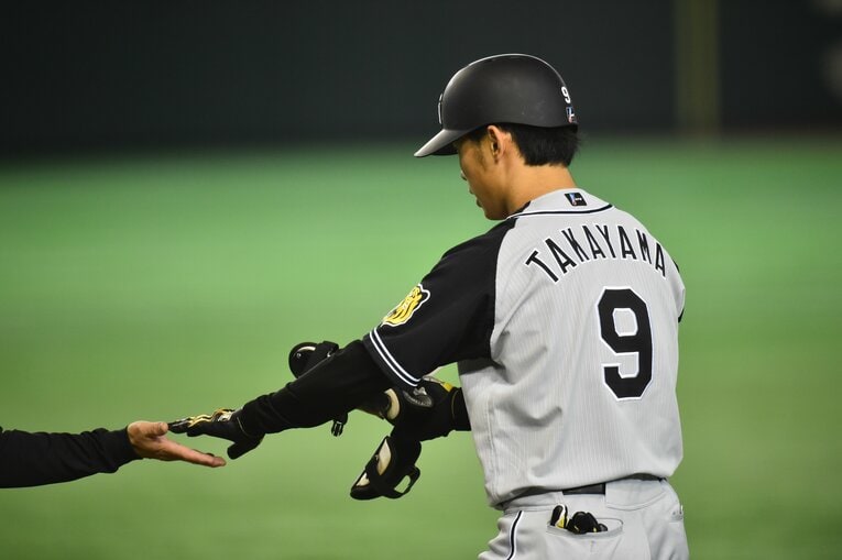阪神時代の高山俊　©BUNGEISHUNJU