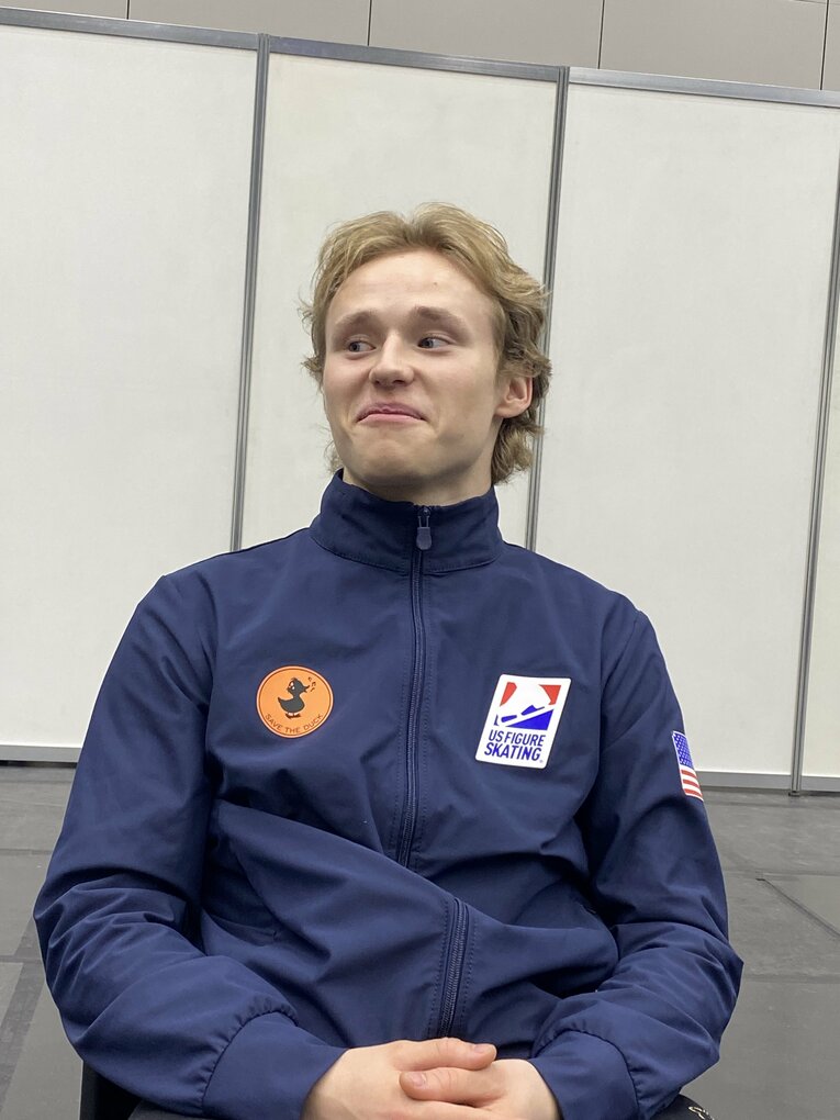 Numberのインタビューに応じてくれたイリア・マリニン　©️Yoshie Noguchi