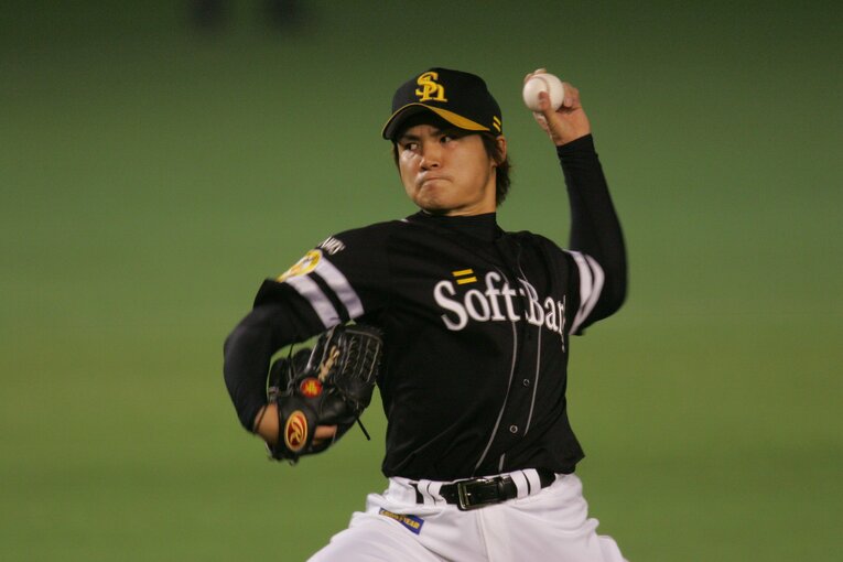 ソフトバンク時代の杉内　©BUNGEISHUNJU