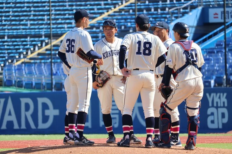 国学院大の主将を務める赤堀　©Genki Taguchi