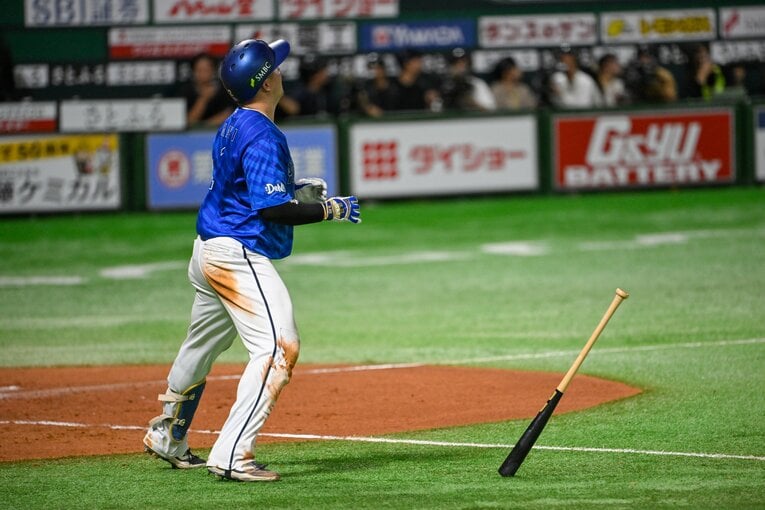 日本シリーズ第5戦、4回に牧秀悟の一発が飛び出す　©︎Nanae Suzuki