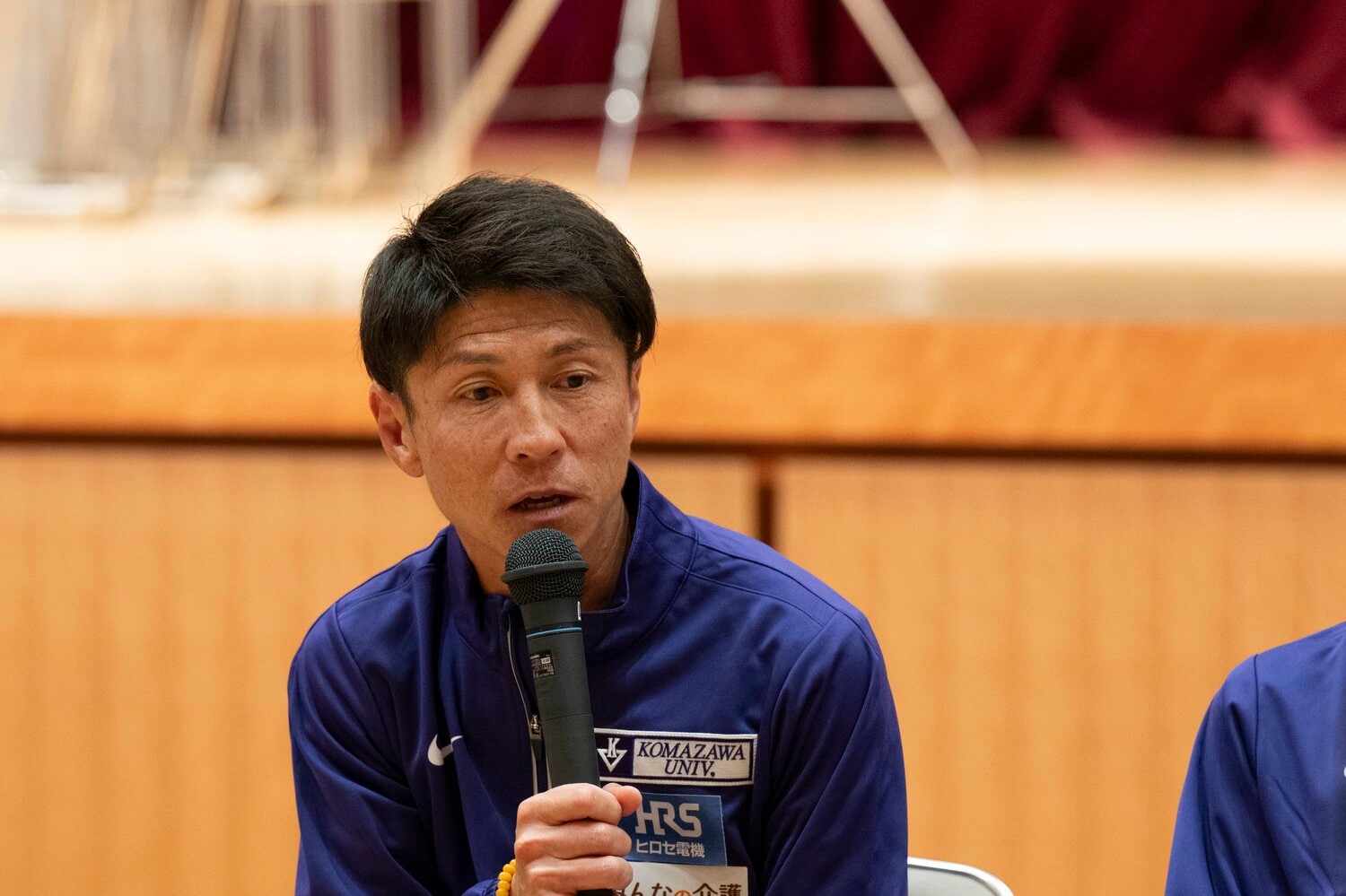 駒澤大の藤田監督。箱根に向けて徐々に手応えを得ているようだ　©Tadashi Hosoda