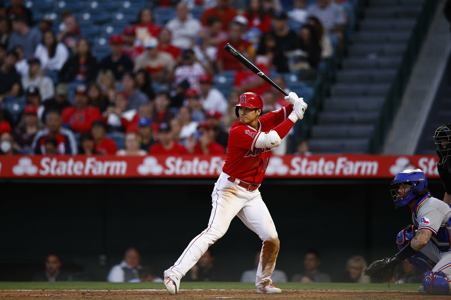 今季ここまではまずまずの打撃成績を残している大谷　©Getty Images