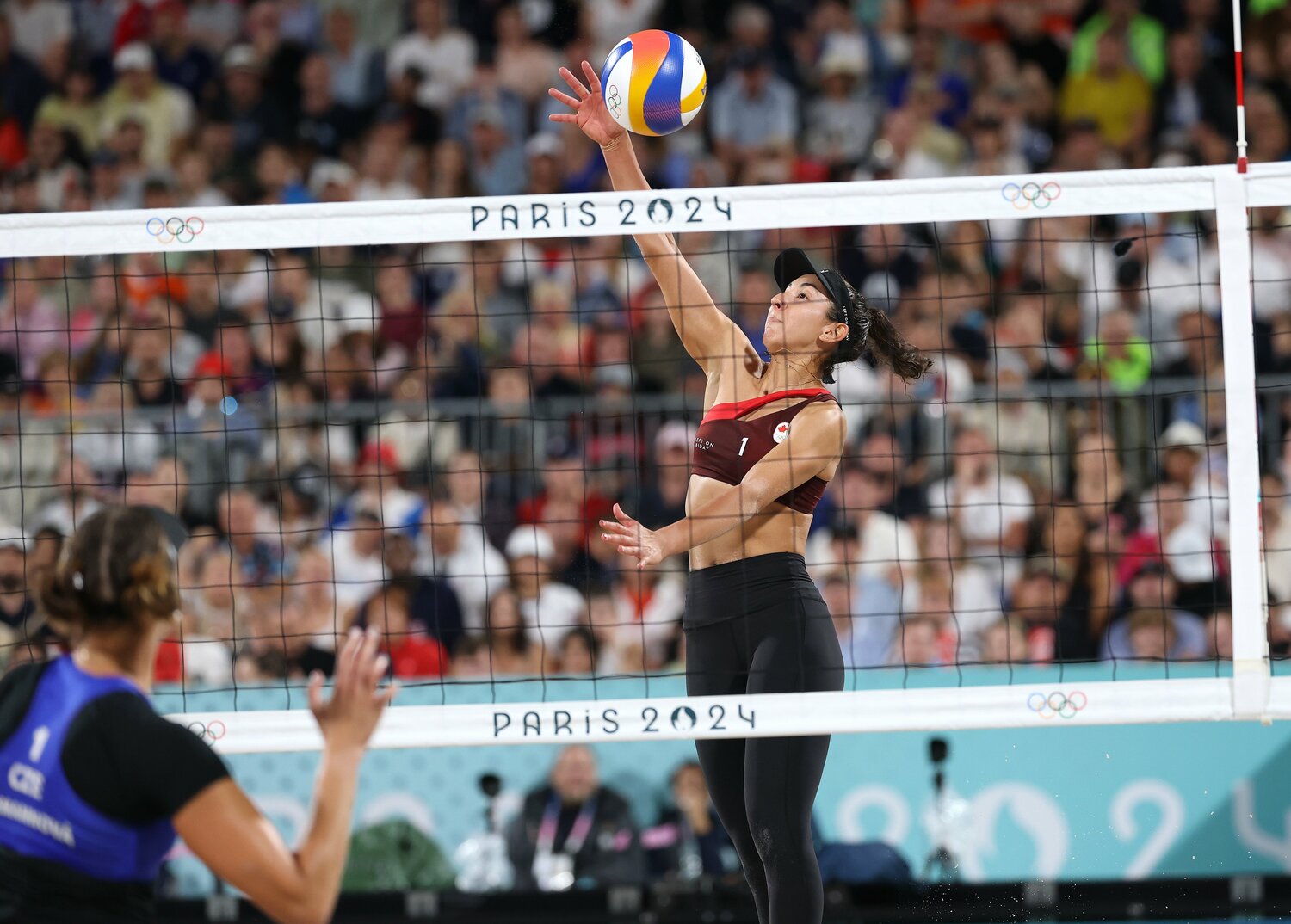 今大会でレギンスタイプのユニフォームを着用するカナダ代表選手　©Getty Images