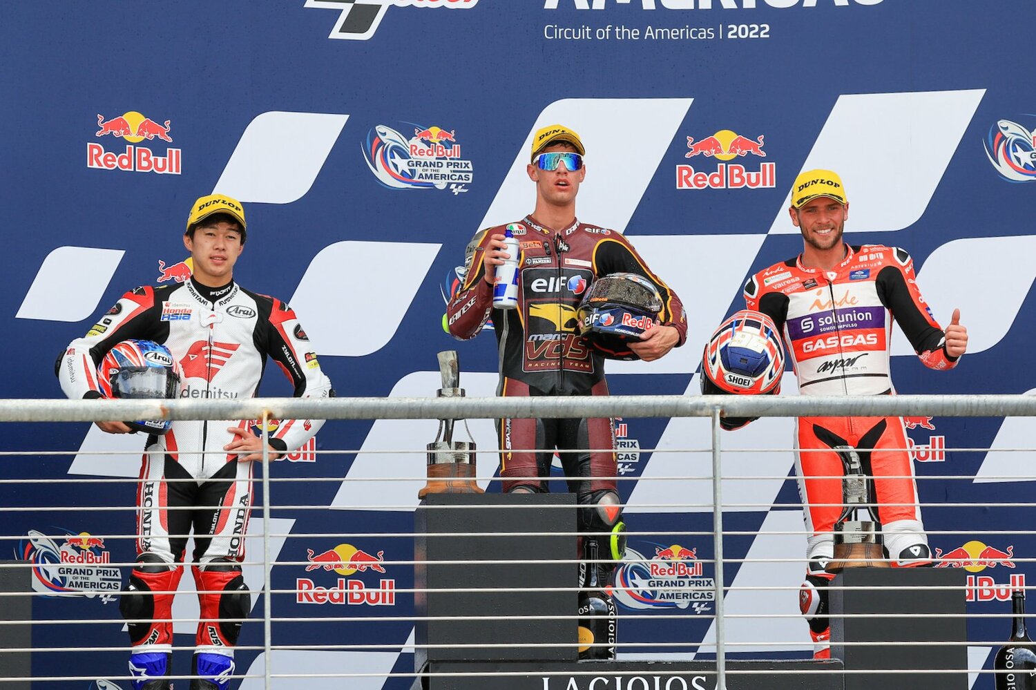 アマリカズGPで2位表彰台に立った小椋。頂点に立つ日は近い